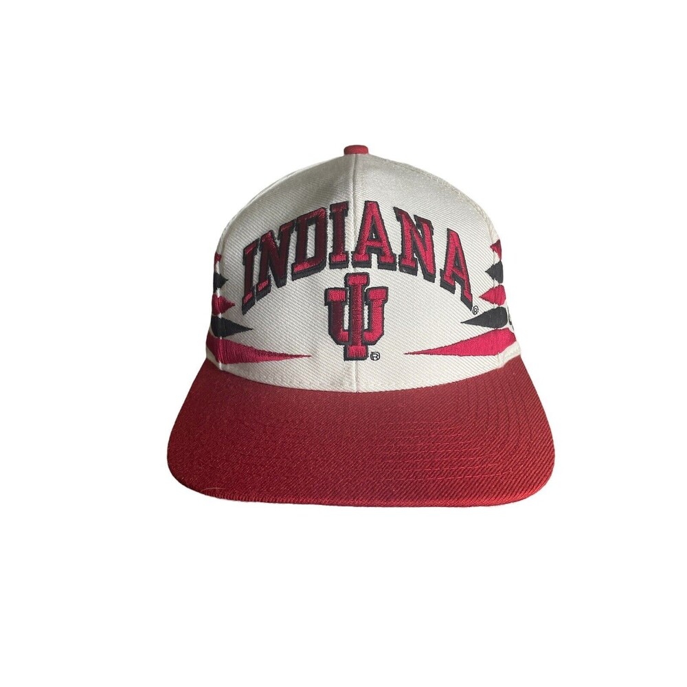 Vintage 90’s Diamond Cut  Hat Logo Athletic Indiana Hoosiers Excellent Condition